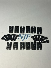 GRILL CLIPS Black Anodised