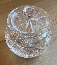 Vintage cut glass - cut, sunburst