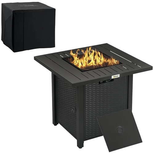Rattan style propane gas - propane, fire