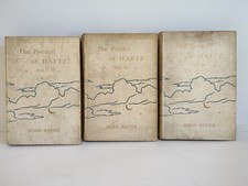 John Payne / The Poems of Shemseddin Mohammed Hafiz of Shiraz Limited ed 1901