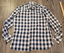 Massimo Dutti Mens Shirt Blue