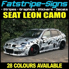 to fit SEAT LEON CAMO GRAPHICS