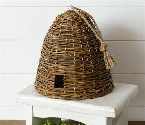 Brown honey bee hive skep - bee,