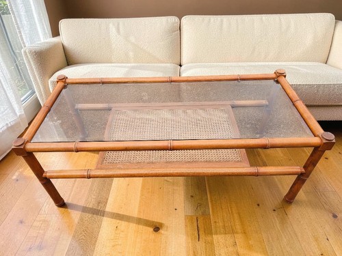 Gplan glass bamboo coffee - glass,