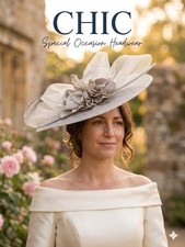 Women Floral Fascinator Hat
