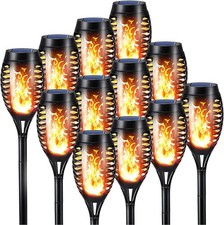 8 Flame Effect Solar Outdoor