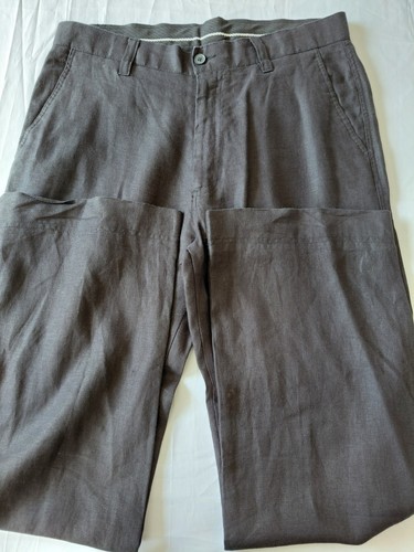 Black pure linen trousers - 💯,