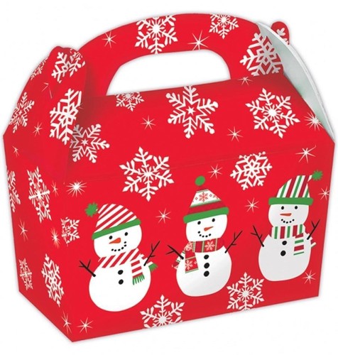 Christmas party boxes snowman - christmas,