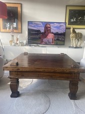 Eclectic Solid Wood Coffee Table