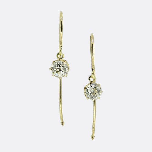 Antique diamond drop - diamond,