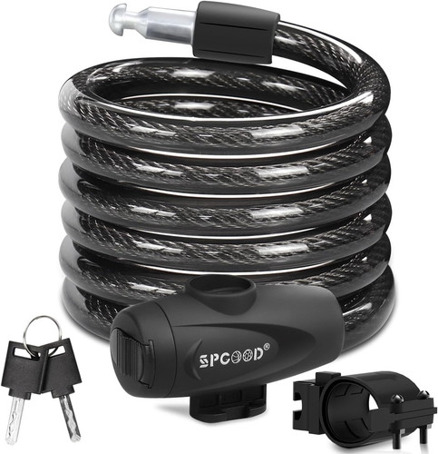 Bike lock 1200mm 12mm - lock, cable