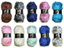 FANCY FUR LIKE HAND KNITTING