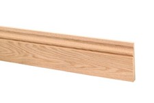 Solid Oak Skirting Ogee Style Solid Oak Skirting Board - Choice of 5 sizes
