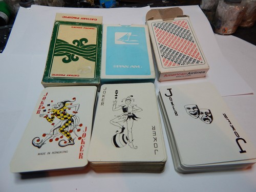 Decks airline playing - 3,