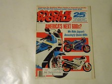 FEBRUARY 1987 CYCLE WORLD MAGAZINE,MXERS HONDA,KAWASAKI,YAMAHA,QUICK 400S,RC181