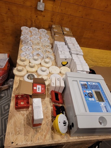 Ziton fire alarm joblot with - ziton,