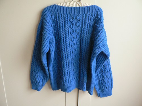 Vintage wool aran - vintage, hand