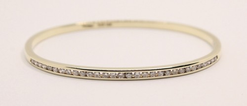 Solid 14ct gold diamond - 14ct, &