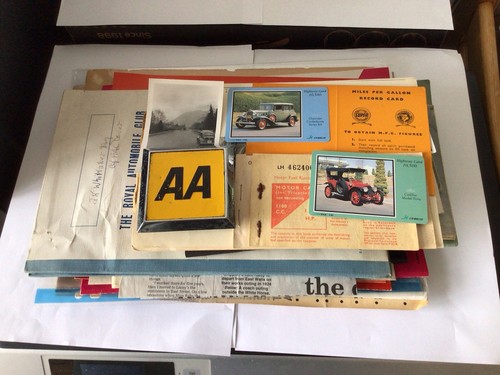 Vintage motoring ephemera - motoring,