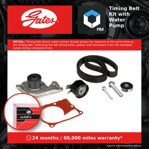 Timing belt water pump - timing,