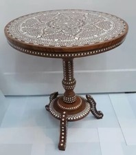 Rosewood Carved Inlaid Indian