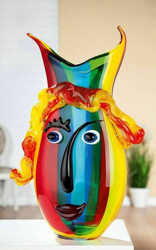 Massive 37cm art glass picasso - massive,