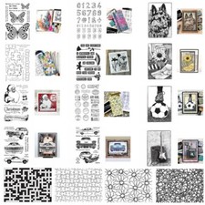 Wolf Jigsaw Puzzle Soccer Clear Rubber Stamps Scrapbooking Stencil Crafts Album