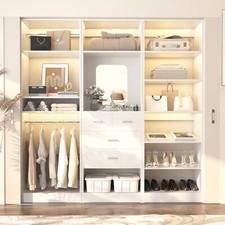 Set of 3 Freestanding Closet