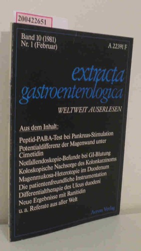 Extracta gastroenterologica - extracta,