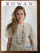 Rowan Kidsilk Haze Moments knitting pattern booklet ladies clothing