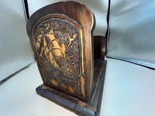 Vintage wooden folding book - vintage,