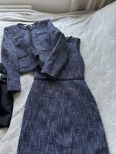 Hobbs 2 Piece Set Dress & Jacket Size 6