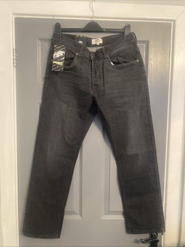 Men black jeans straight leg - black,