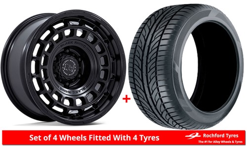 Alloy wheels tyres black - &,
