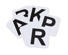 Shires Self-Adhesive Dressage Letters Self-adhesive letters for marking out a dr