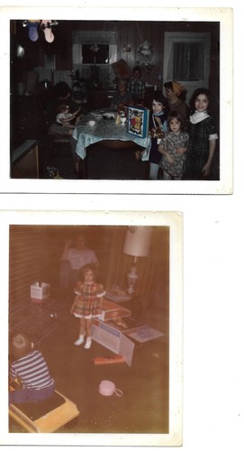 Vtg color photos boys - color,