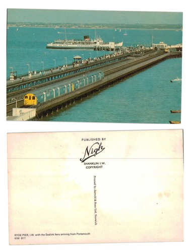 Postcard ryde pier isle - ryde,