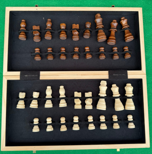Chess set wooden - chess,