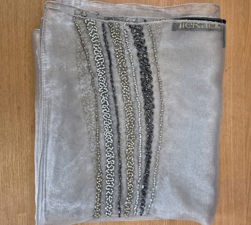 Tie rack sheer silver - tie,