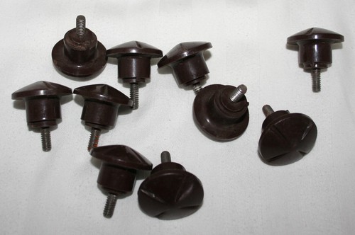 Bakelite brown art deco - brown,