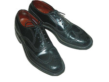 Rare Fifties USA made Nunn Bush Full Oxford Brogue shoes very rare Size 5.5