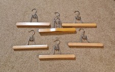 Six vintage wooden clamp - vintage,