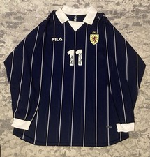Scotland  Match Worn/issued  Long Sleeved  2002/03 Long Sleeved Football Shirt
