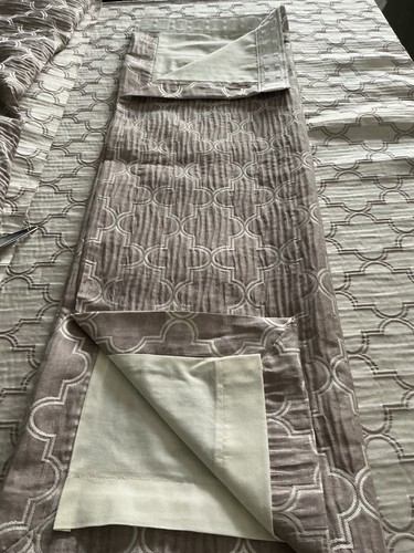 Static caravan curtains fully - static,