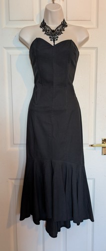Vintage gothic black - black, 50s