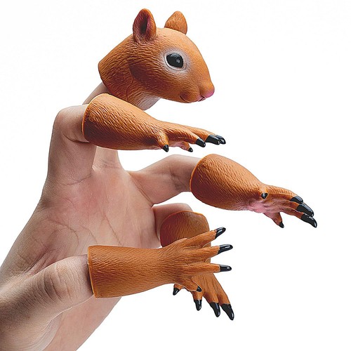 Roniavl squirrel finger puppet - roniavl,
