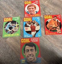 Goal Magazine(World's Greatest Soccer Weekly(1969 Issue No: 22,23,24,25&26