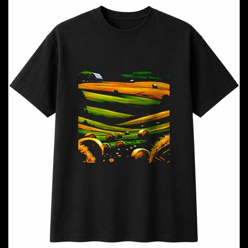 Airbrush hay bales with - bales,