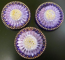 3 Czech Crystal Glass Glass