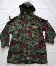 Vtg Army Parka British DPM Camo Camouflage Cold Weather Parka Jacket Coat
